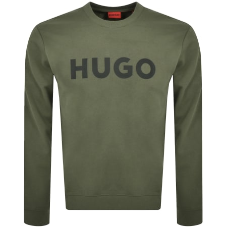 Hugo boss sweatshirt green sales